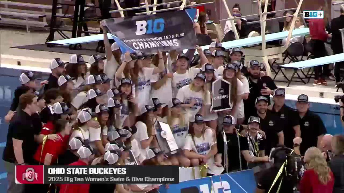 For the 10th time in program history, Ohio State Swim/Dive are your 2025 Big Ten Conference Women’s Swimming & Diving Champions! 🏊♀️🏆 Here’s how they secured the title ⬇️ #B1GSD
