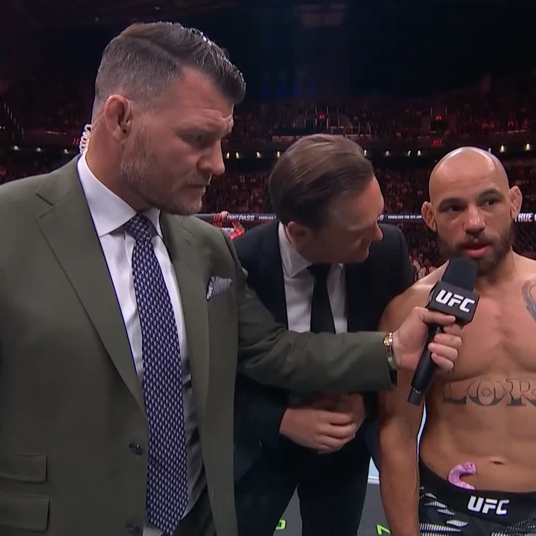 Jean Silva knows exactly who he wants next 👀 #UFCSeattle