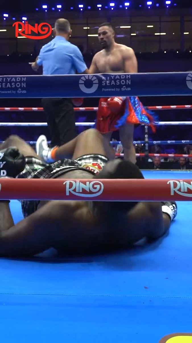 The moment Joseph Parker stopped Martin Bakole in two rounds.