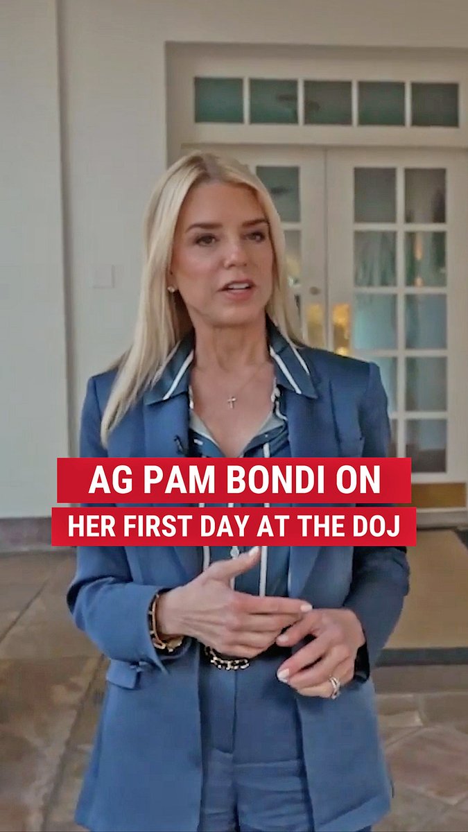 Attorney General Pam Bondi recalls on 'My View with Lara Trump' how she took matters into her own hands after finding portraits from the prior administration still hanging in the Justice Department after President Trump took office.