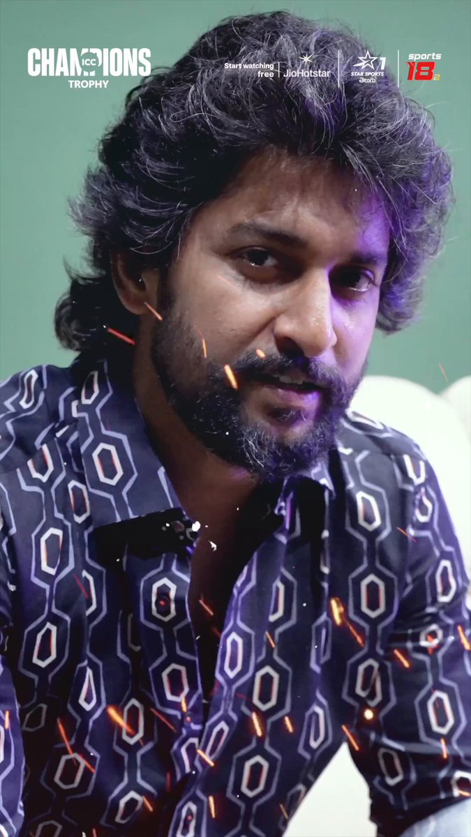 చిరకాల ప్రత్యర్ధిపై చెలరేగడానికి టీం ఇండియా రెడీ 🔥 ఇండియాను ఛీర్ చెయ్యడానికి ℕ𝔸𝕋𝕌ℝ𝔸𝕃 𝕊𝕋𝔸ℝ ℕ𝔸ℕ𝕀 తో జాయిన్ అయిపోండి 🤩 చూడండి | Champions Trophy | India vs Pakistan లైవ్ మీ📺#StarSportsTelugu లో #ChampionsTrophyOnJioStar #ChampionsTrophy2025 Nani