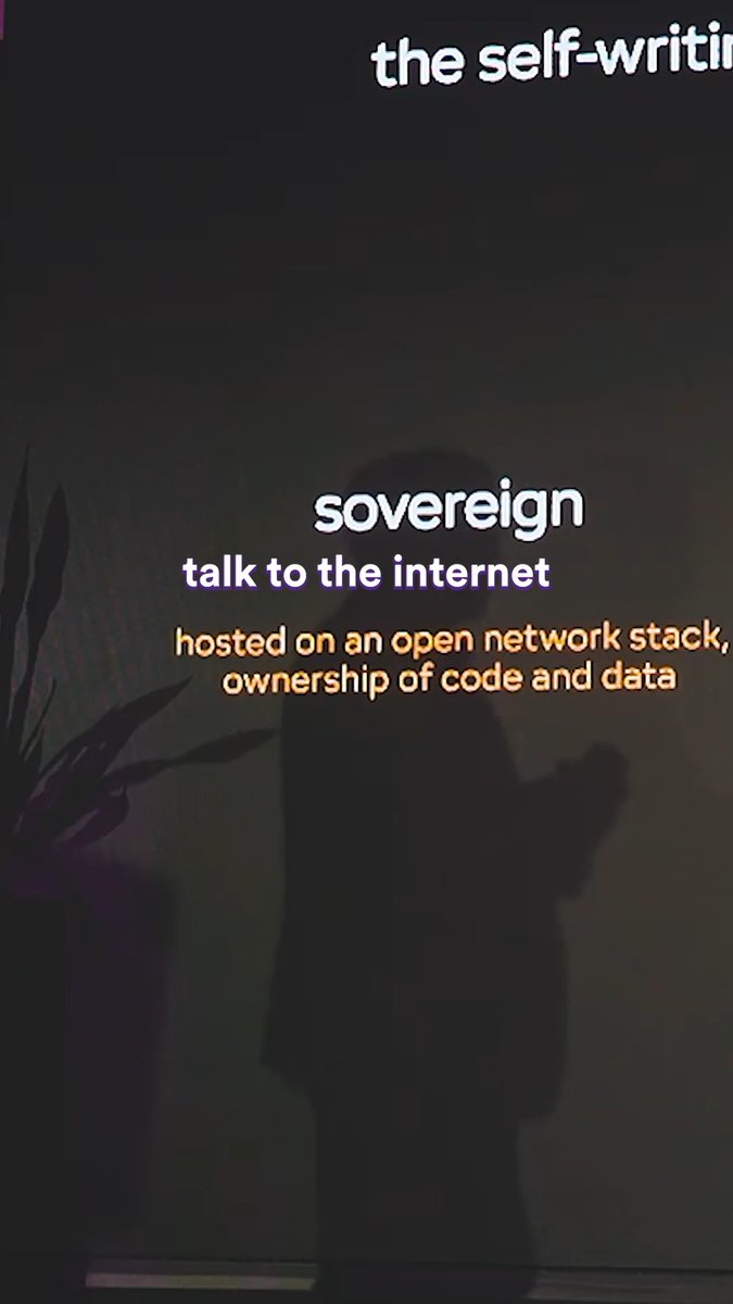 The self-running internet offers true digital sovereignty: 1️⃣ your app 2️⃣ your code 3️⃣ your data Plus, it's tamper-proof by design – no cybersecurity team needed. Most importantly, it allows real-time updates at conversation speed without risking data loss through AI hallucinations.