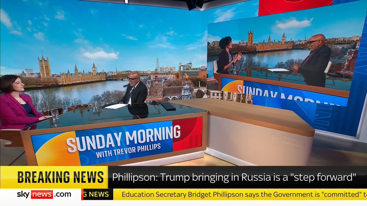 "That's just not as it was." Bridget Phillipson responds to allegations by Headteacher Katharine Birbalsingh, who claimed the Education Secretary was 'being horrible' and 'trying to intimidate' her. Trevor Phillips ➡️ #TrevorPhillips 📺 Sky 501 and YouTube
