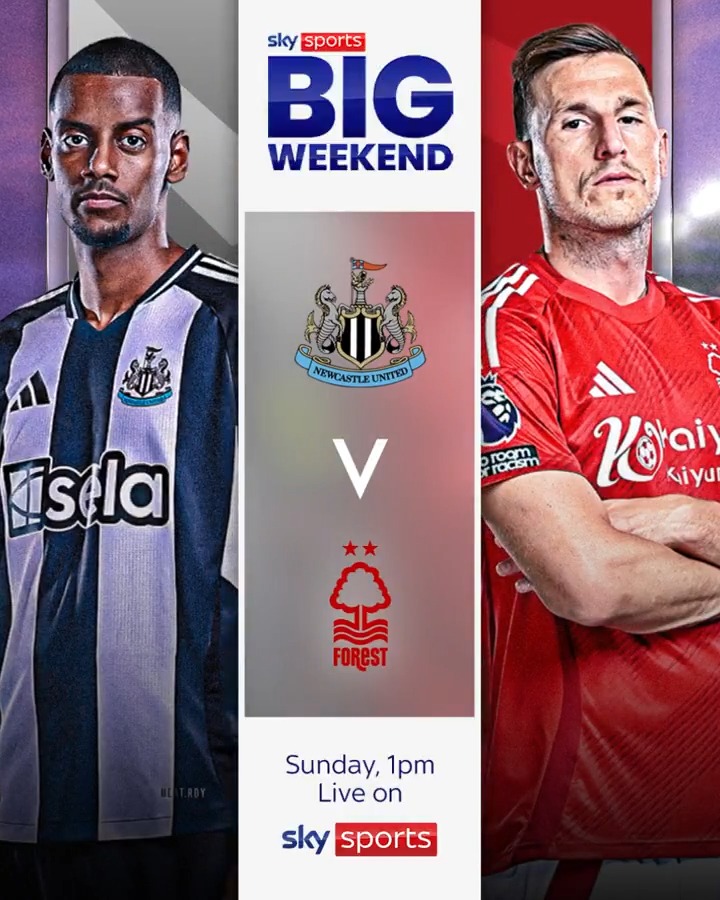 We go to St James' Park for the first of today's Super Sunday clashes! 🏟️ Watch Newcastle vs Nottingham Forest live on Sky Sports PL, coverage from 1pm 🍿