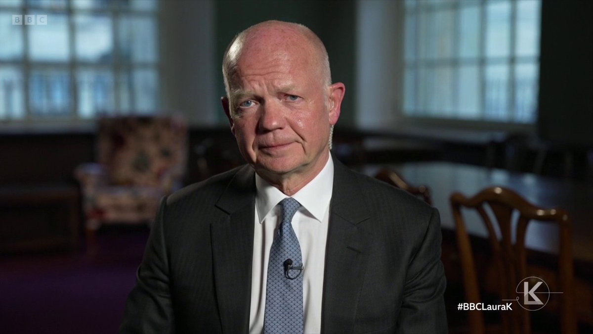 "As a former foreign secretary I am extremely concerned" Lord Hague says he is "very worried" about US President Donald Trump's approach to Ukraine #BBCLauraK