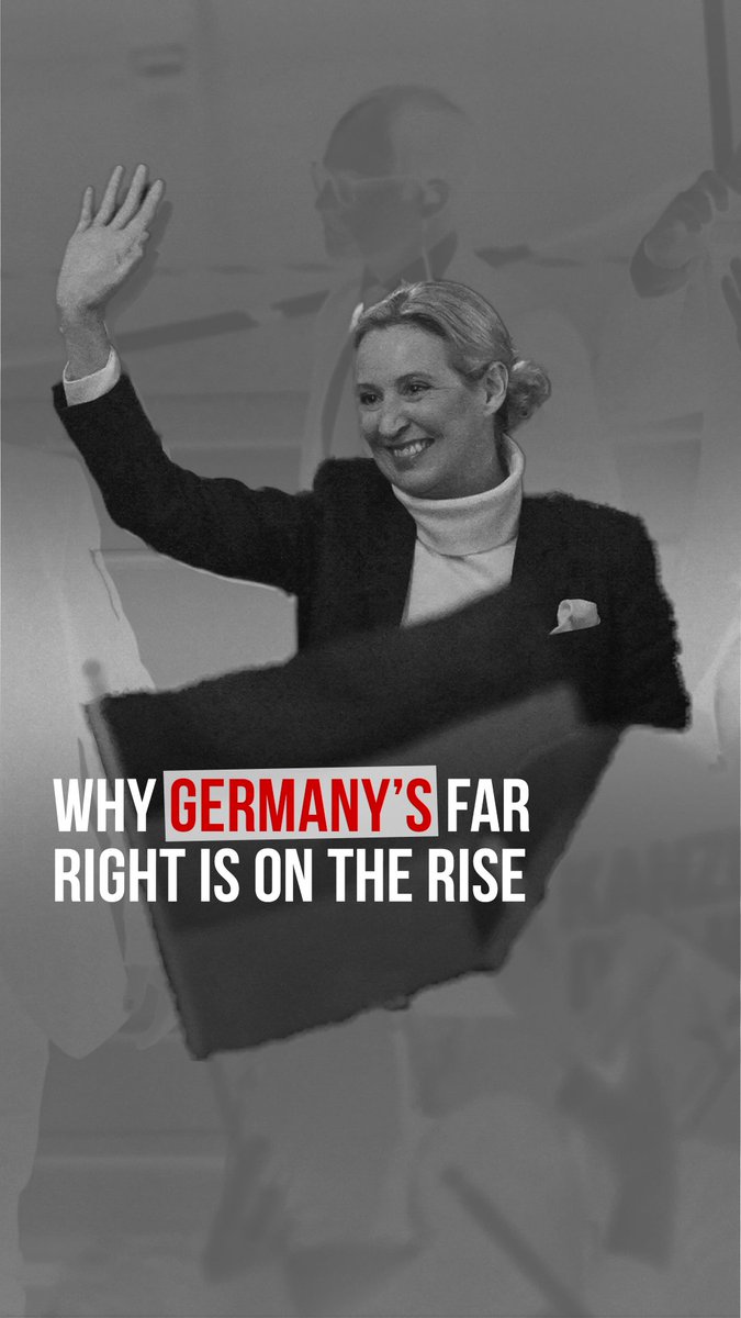 On Sunday, German voters will decide who will run their next government. Alternative for #Germany (#AfD) the country's most potent far-right party since World War II, is polling in second place with more than 20 percent support. Watch now: