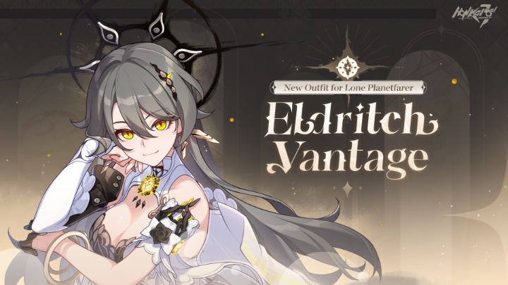 Lone Planetfarer's Outfit Eldritch Vantage Coming Soon — Honkai Impact 3rd Humanity yearns to see. She accepts, then bestows upon them sights of utmost vibrant colors and dazzling beauty; Humanity yearns to hear. She accepts, then bestows upon them sounds of joyous melodies and lively flurries. Humanity praises Her name, they revere Her generosity, and laugh as they seek their destiny from Her... She loves humanity, She loves the world. Nothing more. "Of course, I love you too. So, tell me, what do you want? Don't be afraid, Vi won't deceive you. Come, look into my eyes..." Lone Planetfarer's new outfit Eldritch Vantage debuts on FEB 28! #HI3Reunion #HonkaiImpact3rd #Vita