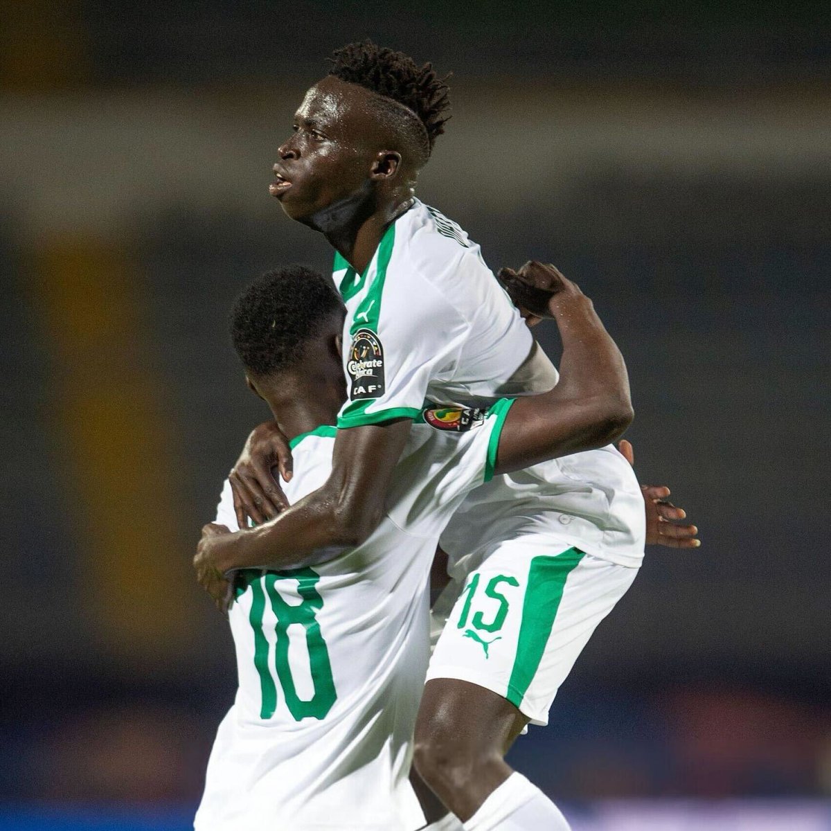 Diatta had one thing in mind.. and it was pure power. 🇸🇳 #TotalEnergiesAFCON