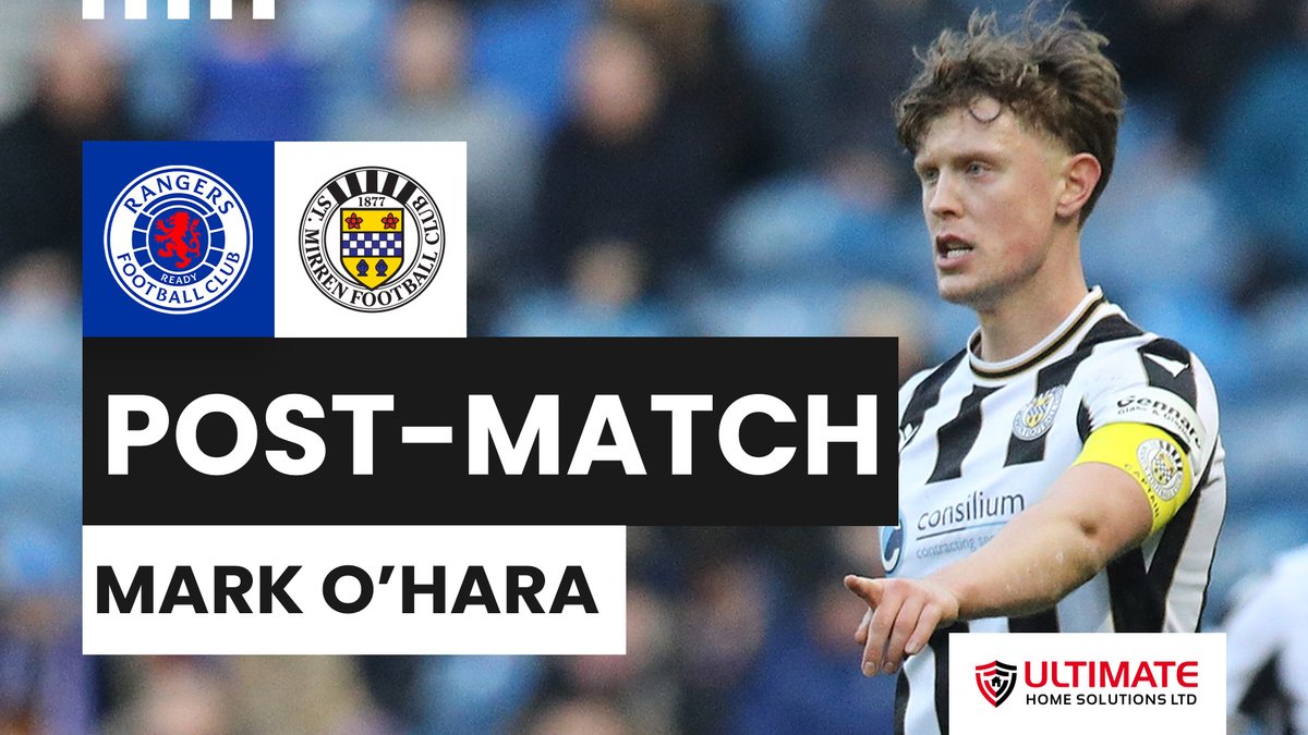 "The boys have all been there for me." Mark O'Hara captaining the team to a big three points at Ibrox after a tough week personally.