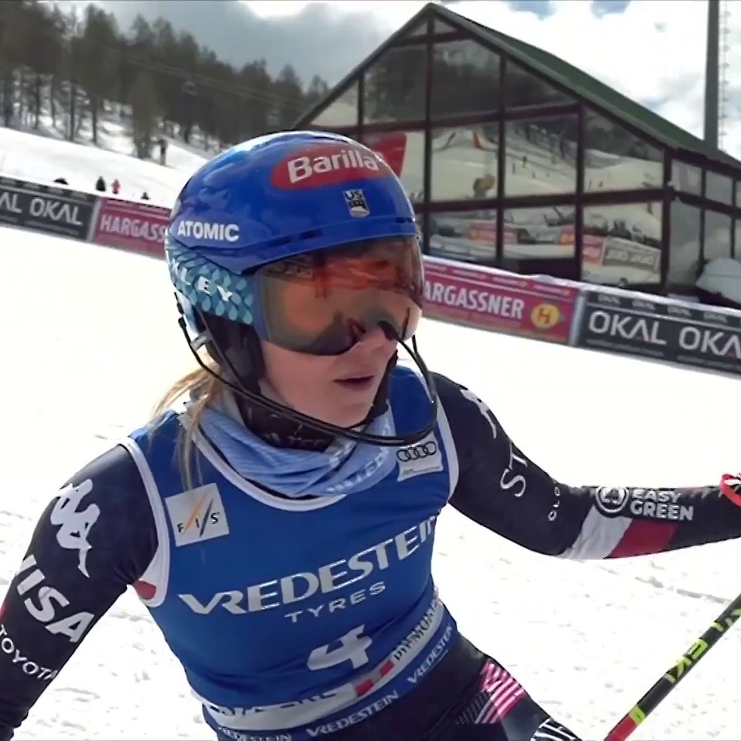 The greatest ski racer of all time! ⛷️ Mikaela Shiffrin has rewritten the record books once again with her 1️⃣0️⃣0️⃣th win in Sestriere's slalom! 👏👏👏 #fisalpine