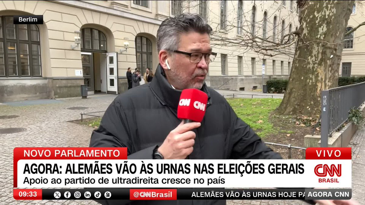 O enviado da CNN à Alemanha, Américo Martins, entrevistou uma moradora de Berlim sobre seu voto e se está preocupada com o crescimento da ultra direita no país. #AgoraCNN