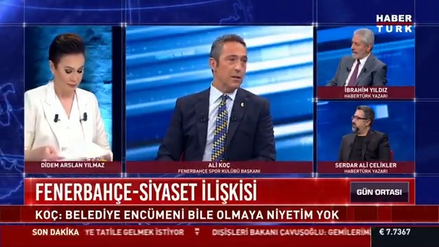 Ali Koç defalarca kez "Belediye encümeni dahi olmayacağım" dediği halde siyaset iddialarını ısıtıp ısıtıp her yıl önümüze koyuyorlar. Amaç Fenerbahçe'nin önünü kesmek. Ali Koç asla ama asla siyasete girmedi, girmeyecek!