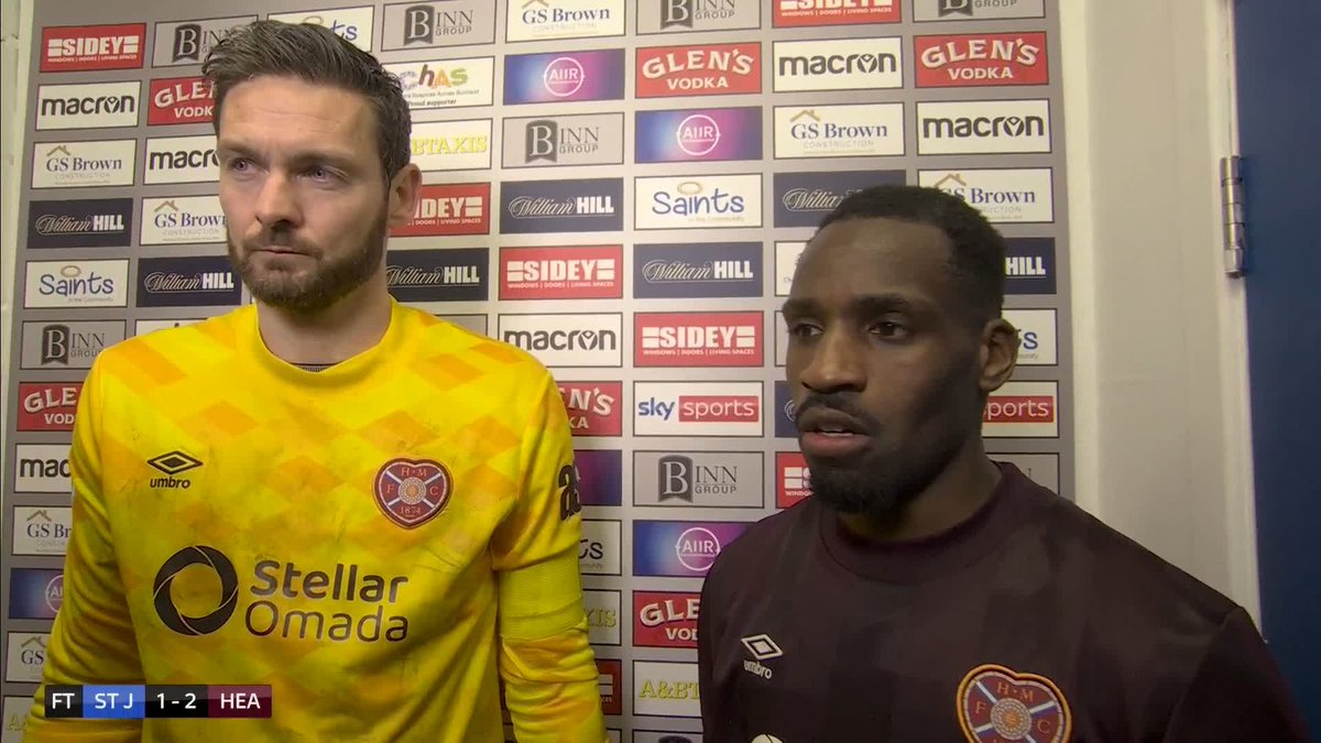 💪 "An important game to win" Hear from Hearts' heroes at both ends of the pitch, Craig Gordon &amp; Elton Kabangu ⤵️