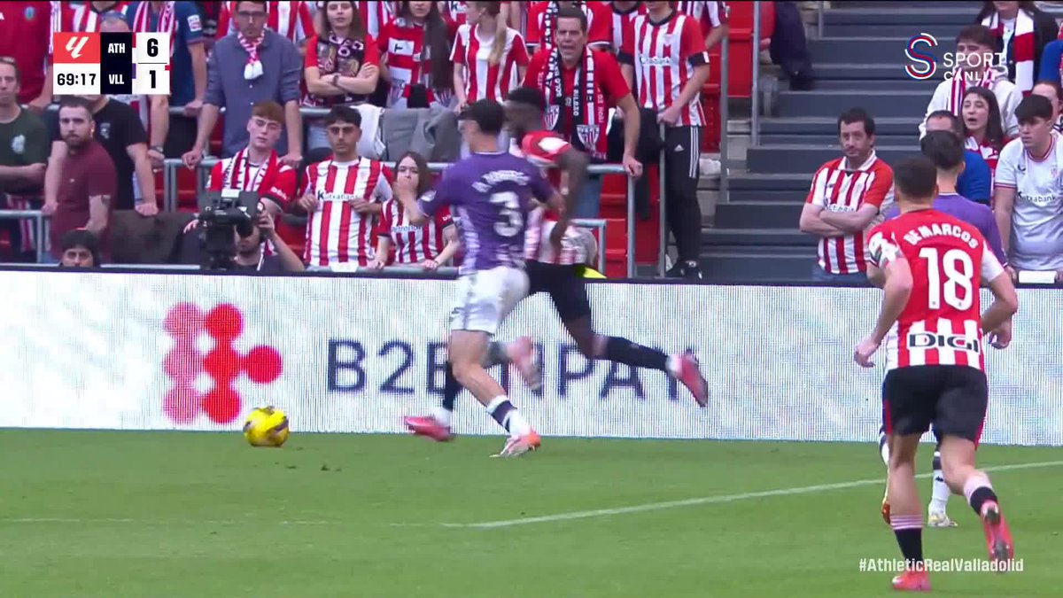 Athletic Bilbao, Real Valladolid karşısında skoru 6-1'e getirdi. 👀