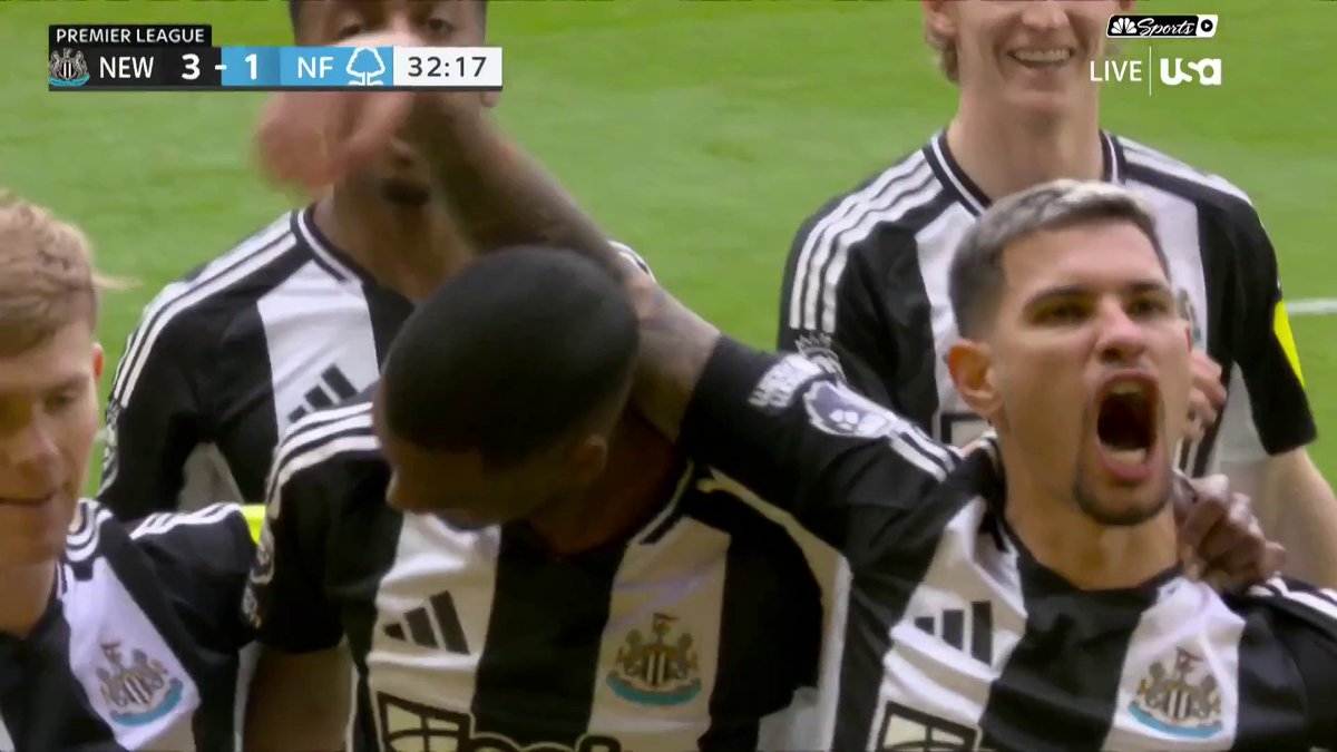 FOUR GOALS IN 12 MINUTES. 🤯 NEWCASTLE HAVE BLOWN THIS GAME WIDE OPEN. 📺 USA Network | #NEWNFO