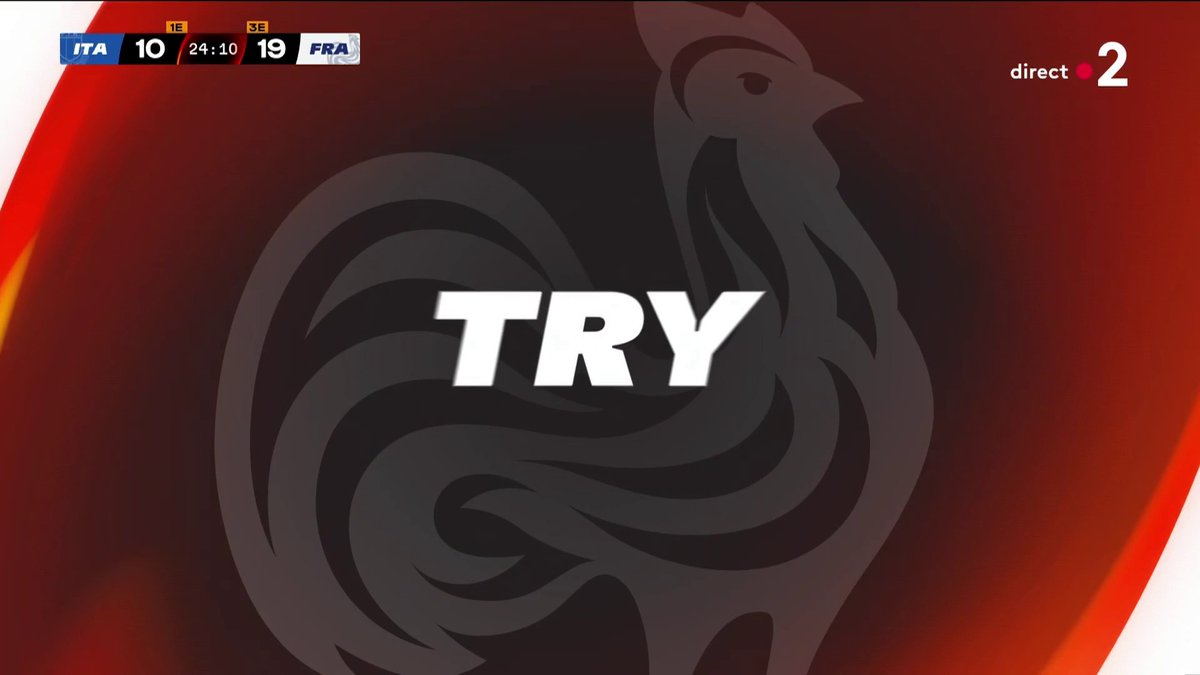 🏉 #SixNationsRugby | 🇮🇹 ⚔️ 🇫🇷 ANTOINE DUPONT FILE À L'ESSAI 🫡 Le capitaine conclut un très beau mouvement collectif. Les Bleus mènent 21-10 et sont à un essai du bonus offensif. 📺 Suivez la rencontre en direct : #ITAFRA