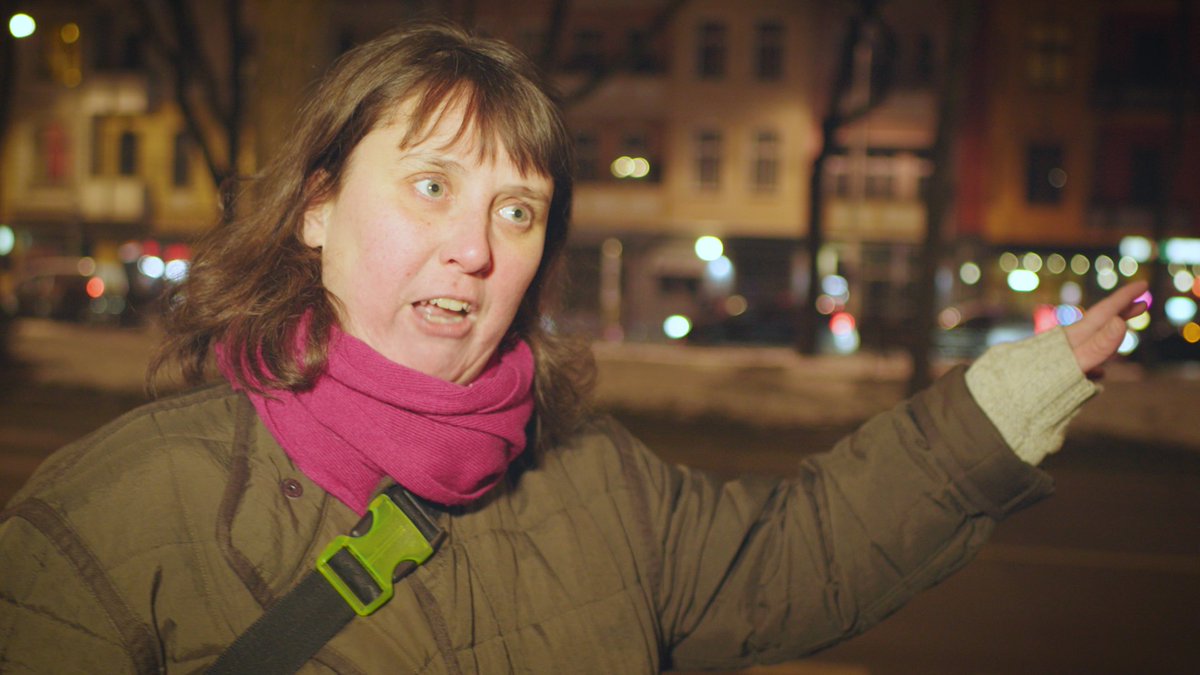 While I was out in Berlin last night with some AfD activists putting up election posters, a Polish feminist completely lost it.