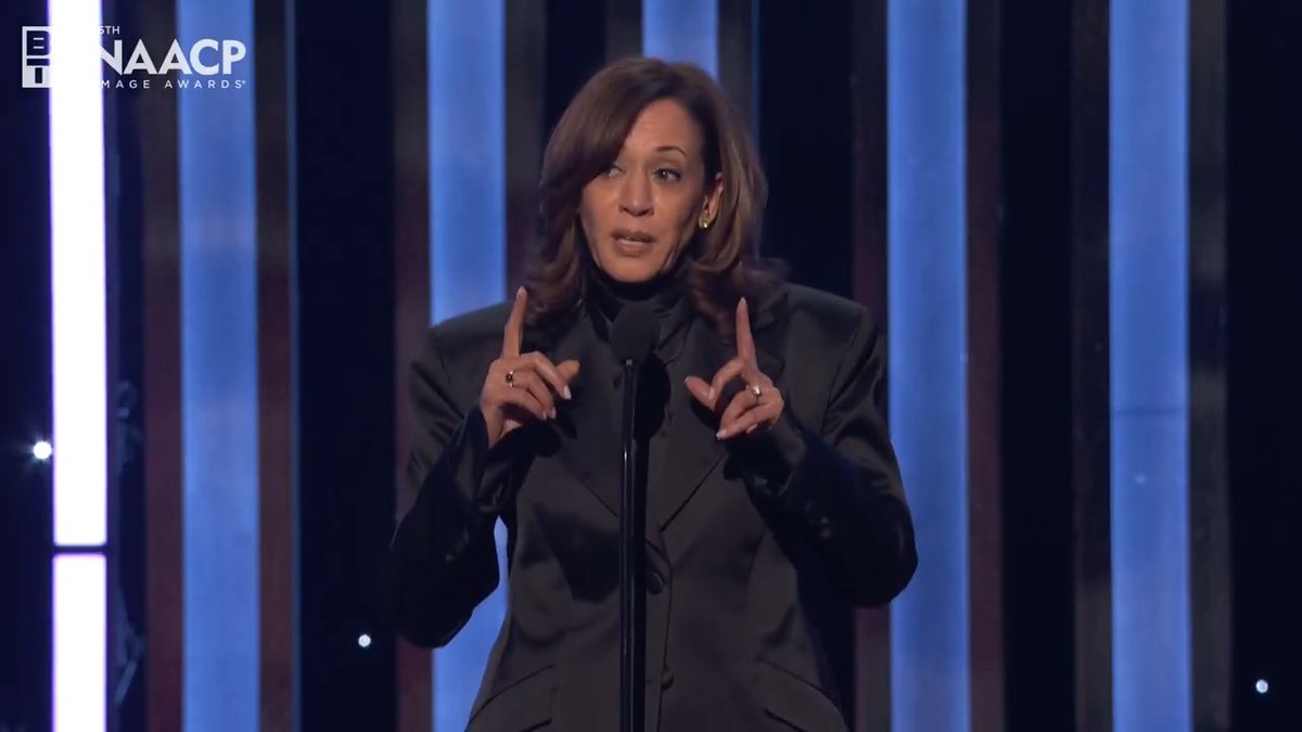 Vice President Kamala Harris at the NAACP Image Awards: The American story will be written by we the people.