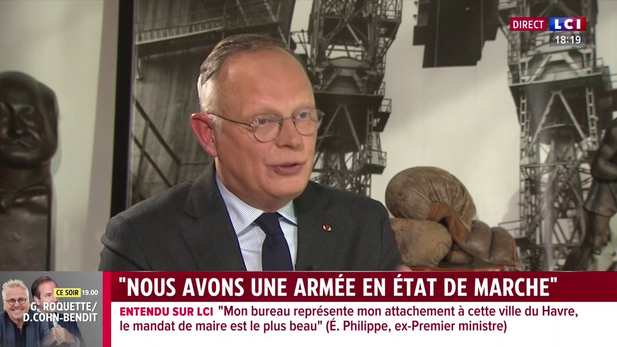 Défense : Edouard Philippe appelle à réfléchir pour créer "un pilier européen dans l'Otan, une sécurité européenne renforcée". "L'incertitude est du côté de (...) la volonté des États-Unis de garantir la sécurité des pays baltes, de la Pologne..." ▶️ avec Darius Rochebin