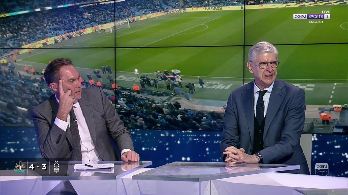 🗣️ "If Liverpool wins today you could say it's 80% done..." Arsene Wenger's thoughts on the Premier League title race 🏆 #beINPL #MCILIV #LFC #Arsenal