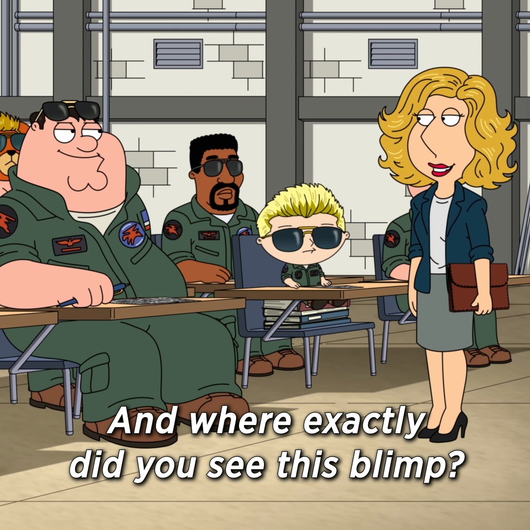 only the coolest pilots wear sunglasses during flight school 😎✈️ don't miss a new #familyguy tonight on #FOX, next day on Hulu!