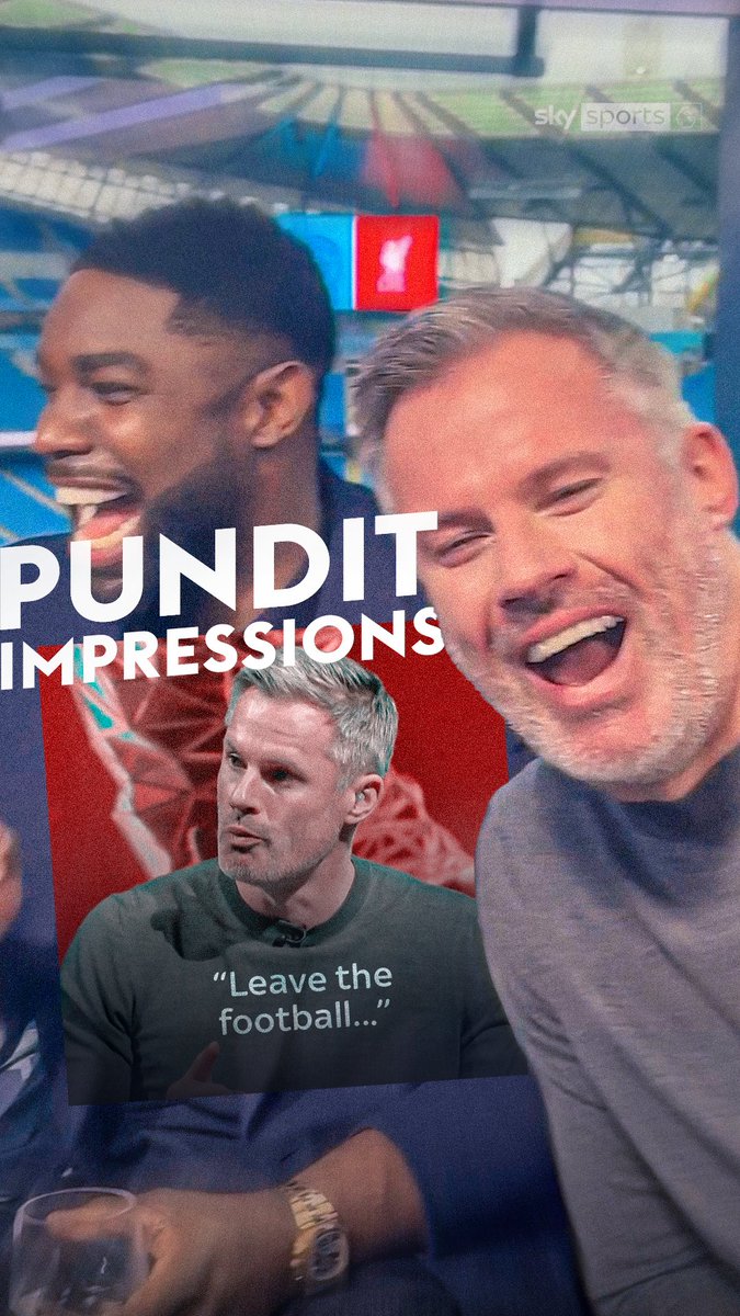 Super Sunday pundits doing impressions of Super Sunday pundits, anyone? 😅