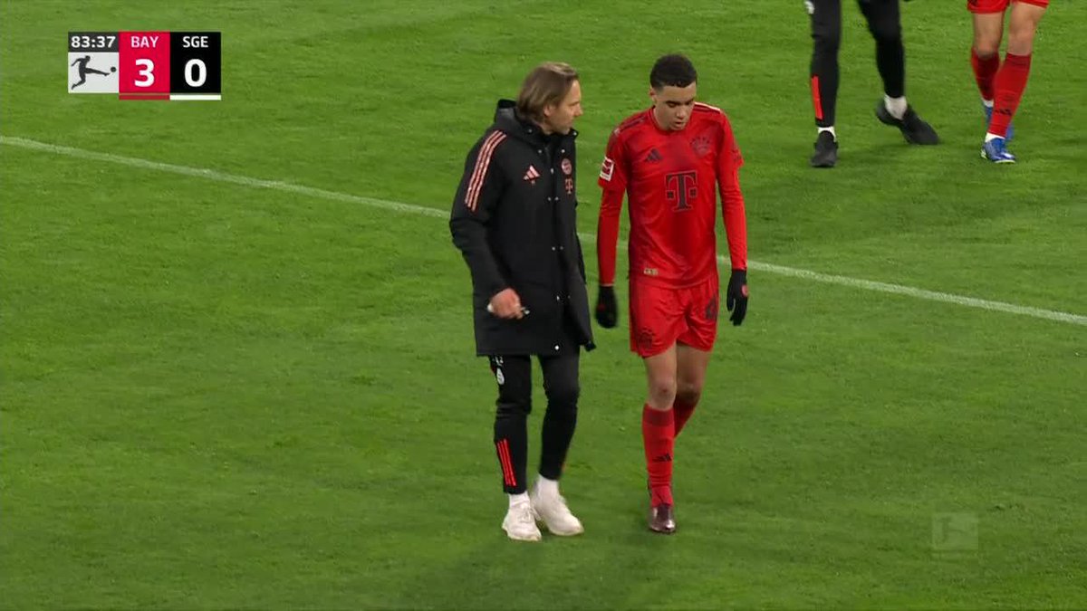 Jamal Musiala fell, picked himself and still got the goal after dribbling from his own half 😳🔥 Proper baller 🤝