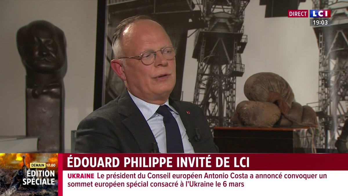 Bruno Retailleau est-il un rival pour Edouard Philippe ? "Parce qu'il est quelqu'un de compétent, de sincère, de fiable, je pense qu'il est possible de travailler avec lui. (...) C'est ce qu'il se passe en ce moment", répond l'ex-Premier ministre. ▶️ avec Darius Rochebin