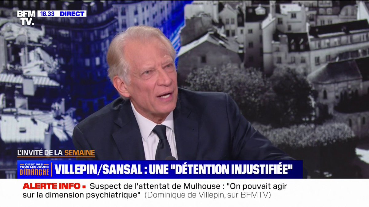 L’Algérie est-elle une dictature? ➡Dominique de Villepin estime que "ça ne fait pas avancer les choses" de répondre à cette question