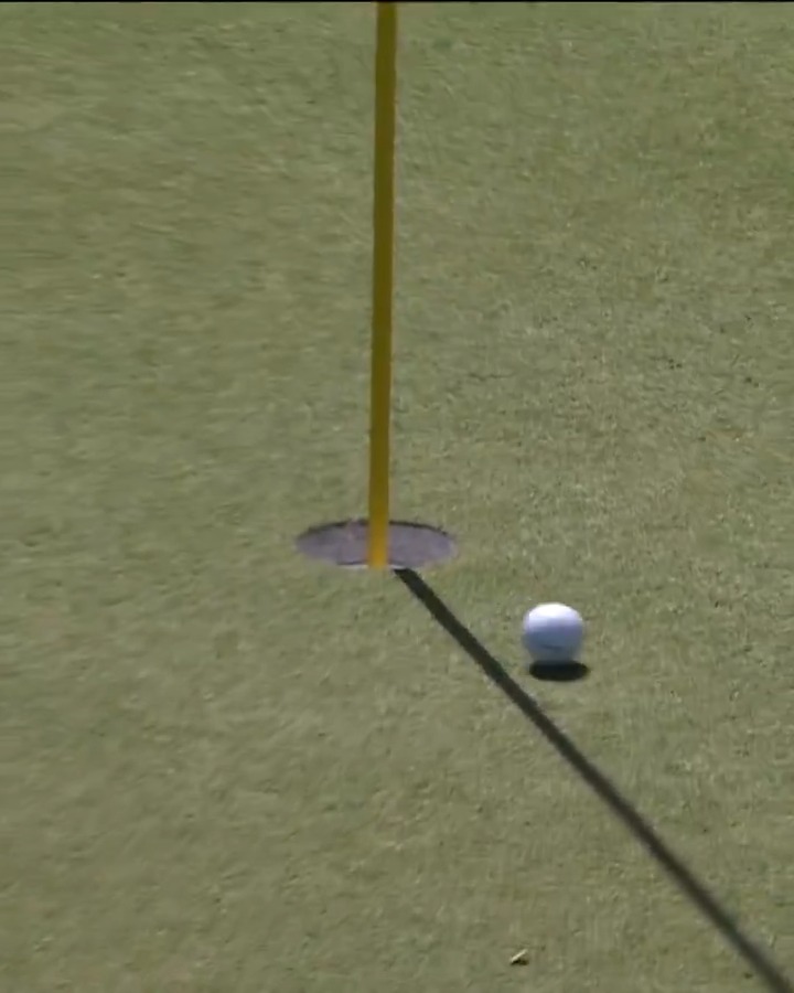 Near-albatross from 282 yards 😳 Aaron Rai climbs to T1 with an eagle. 📺 Golf Channel