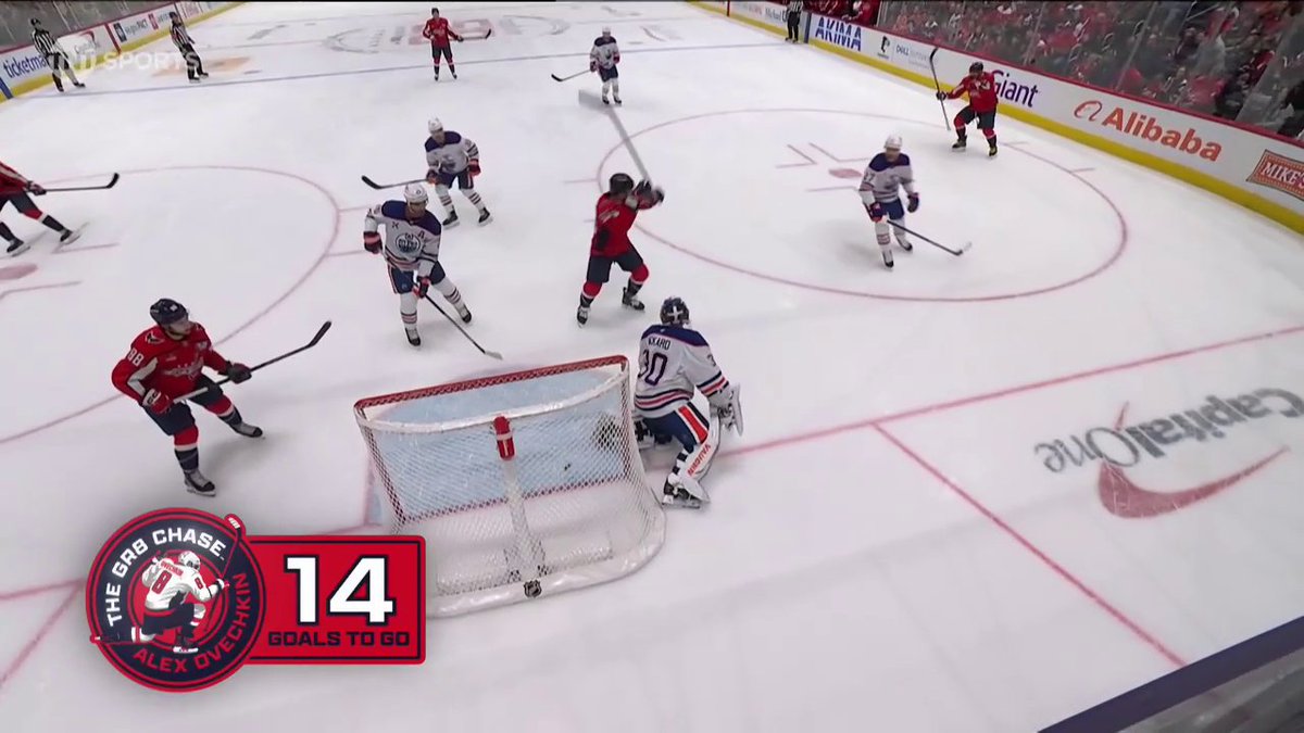 HIS SECOND OF THE GAME 🚨🚨 Ovi is on a mission! #Gr8Chase 🇺🇸: @NHL_on_TNT &amp; HBO Max Sports ➡️ 🇨🇦: Sportsnet or stream on Sportsnet+ ➡️