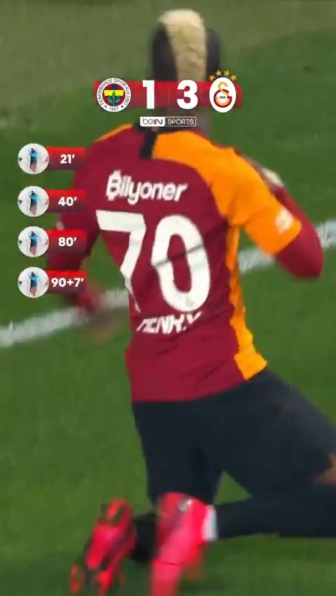 👉 Galatasaray, yıllar sonra Kadıköy'de üç puan alıyor! 🗓️ 2019-2020 Sezonu 🟡🔵 Fenerbahçe 1-3 Galatasaray 🟡🔴 🔜 Bir sonraki randevu, yarın akşam 20.00'de #beINSPORTS 1 ekranlarında! #GSvFB