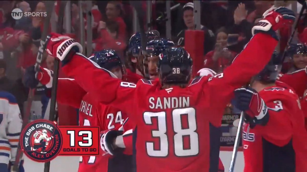 Ovi saw the boys score eight yesterday to honor him and decided to say thanks with a hatty today True leadership from our GOAT
