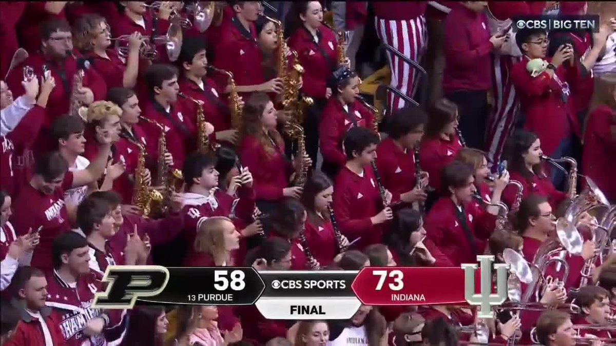 INDIANA UPSETS NO. 13 PURDUE ‼️ #B1GMBBall x Indiana Basketball
