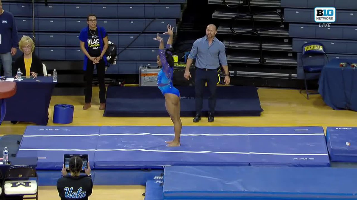 9.975 with the STICK for our girl Carly Jo! #GoBlue 〽️