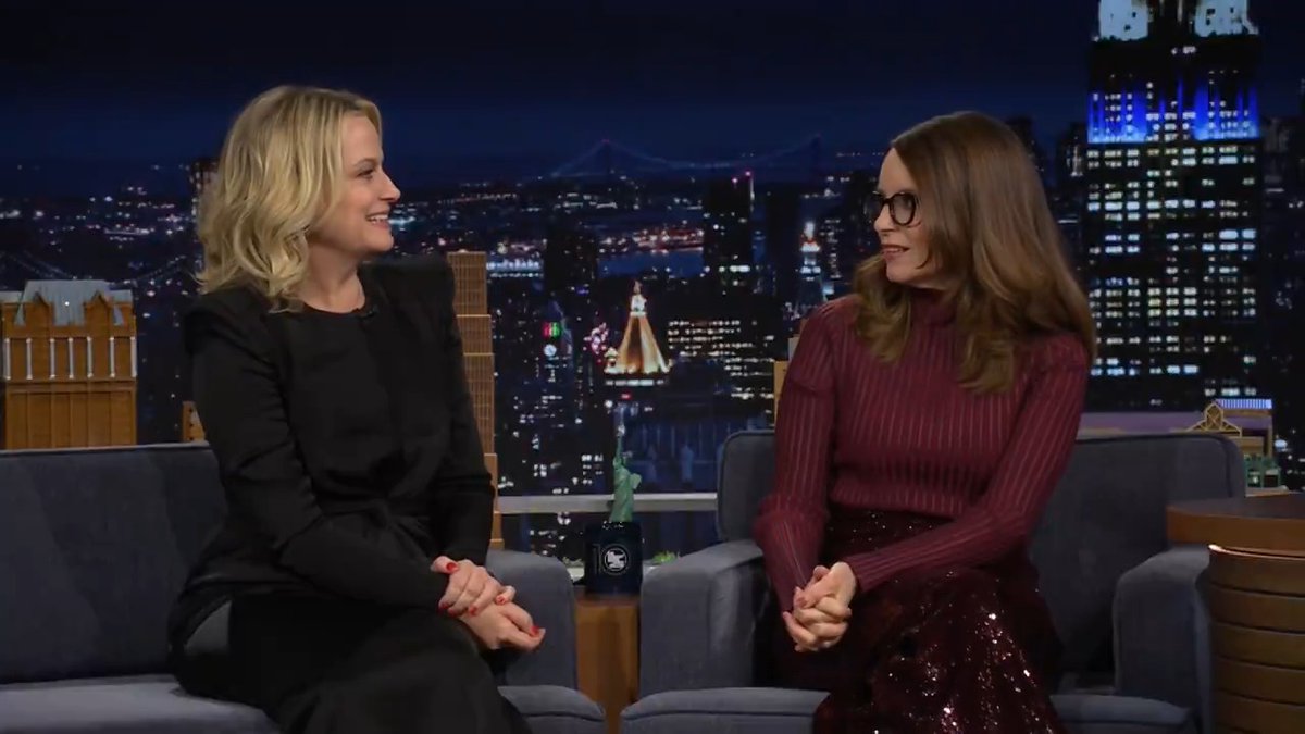 Tina Fey and Amy Poehler think about going back to sleep almost immediately after they wake up 🤣 #FallonTonight