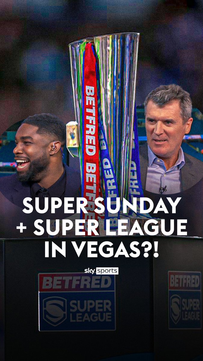 Super League is off to Vegas next weekend while the Super Sunday team are staying in the studio... Viva Las Vegas! 🏉🕺