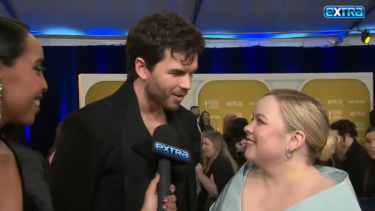 #Bridgerton's Nicola Coughlan and Luke Newton dish on their "real cute baby" in Season 4: "He's real ginger!" 🥰👶