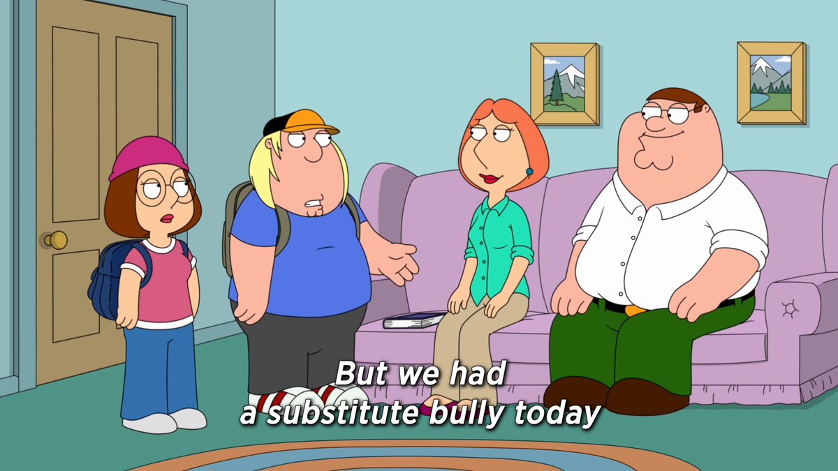 these substitute bullies need more training... 😆 new #familyguy starts now on #FOX!