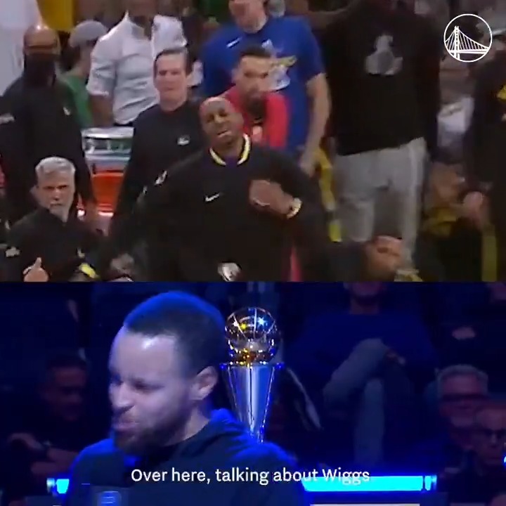 Steph had to remind us of THIS unforgettable Andre moment.