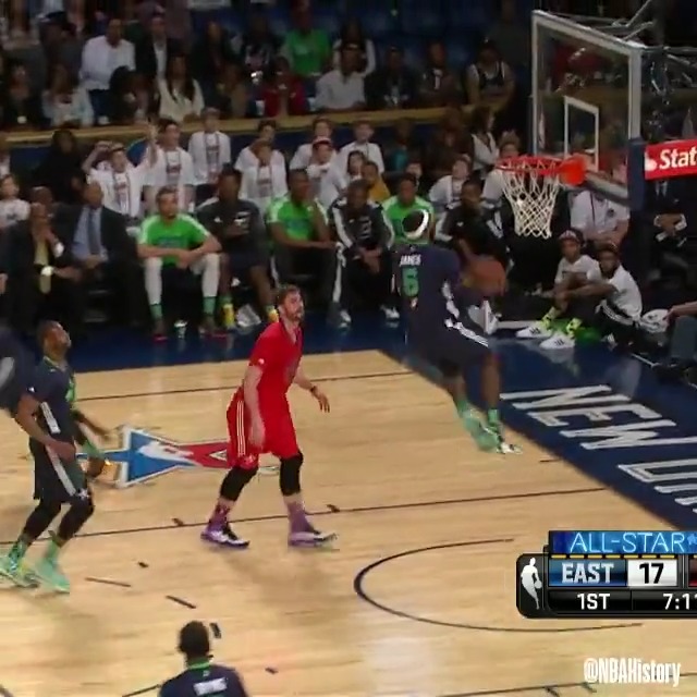 LeBrons top plays in the NBA All-Star Game ⭐