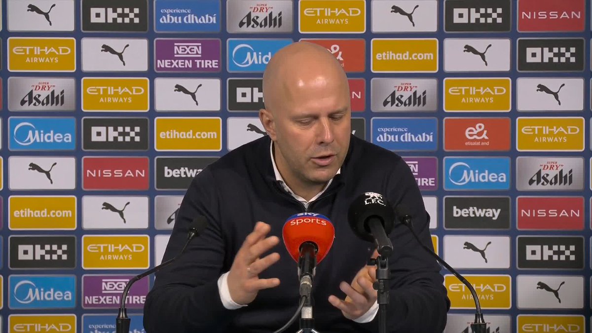 "No one saw us as a title contender at the start of the season" ❌ Arne Slot on Liverpool moving 11 points clear of Arsenal in the Premier League 🏆