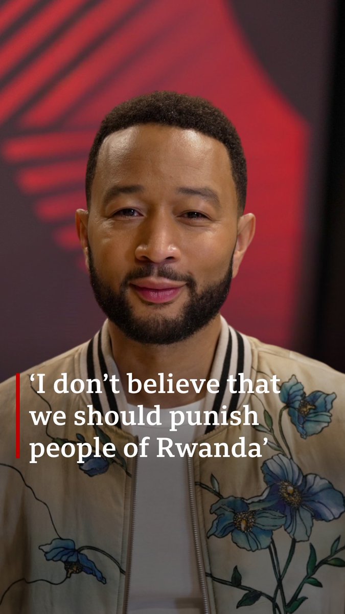 'I don't believe that we should punish people of Rwanda when we disagree with their leaders' - Grammy award winning musician John Legend has defended his performance in Kigali despite calls for him to call it off due to the DRC conflict.