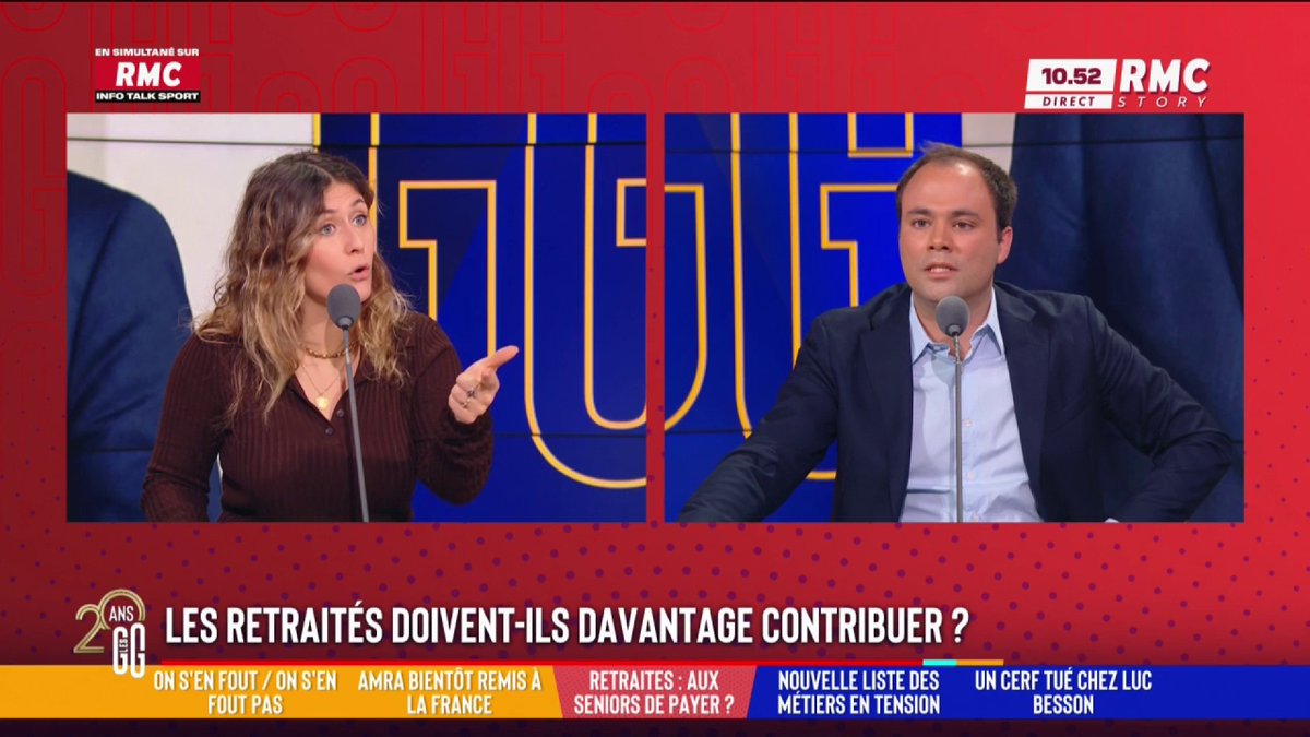 💥 Échange tendu 🎙️ Flora Ghebali : "J'ai été 18 mois au chômage, ça m'a permis d'entreprendre !" 🎙️ Charles Consigny : "Je serais au pouvoir, je te demanderais de rembourser le chômage que tu as perçu pendant 18 mois ! Je trouve ça scandaleux..." #GGRMC