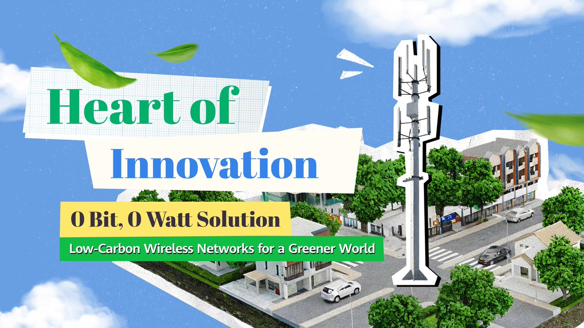 🌐 Say hello to Huawei’s 0 Bit, 0 Watt! 🚀 This AI-powered tech cuts wireless network energy use by powering down base stations when not needed. 🌍 Perfect for eco-conscious users! Watch how it works in the latest Heart of Innovation! #Huawei #ThisIsHuawei #TheHeartofInnovation