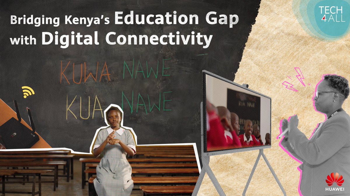 .UNESCO Eastern Africa, ICT Authority, Safaricom and #Huawei have provided all-optical networks for 30+ educational institutions, including schools for the deaf, promoting education for all and bridging the digital divide in Kenya. #BetterTogether #TECH4ALL #DigiSchool