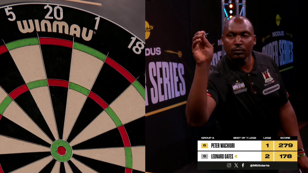 GATES WHAT ARE YOU DOING! 😱😱 Wachiuri wins a crazy leg of darts! 🔥🔥