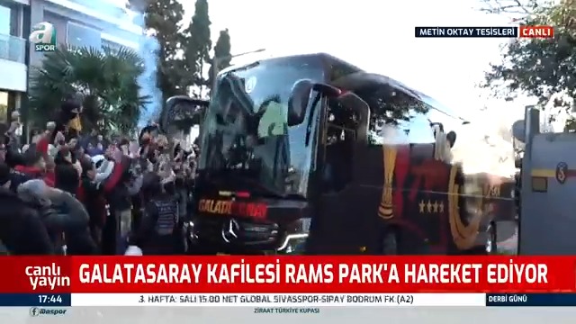 Galatasaray, RAMS Park'a hareket etti 🦁
