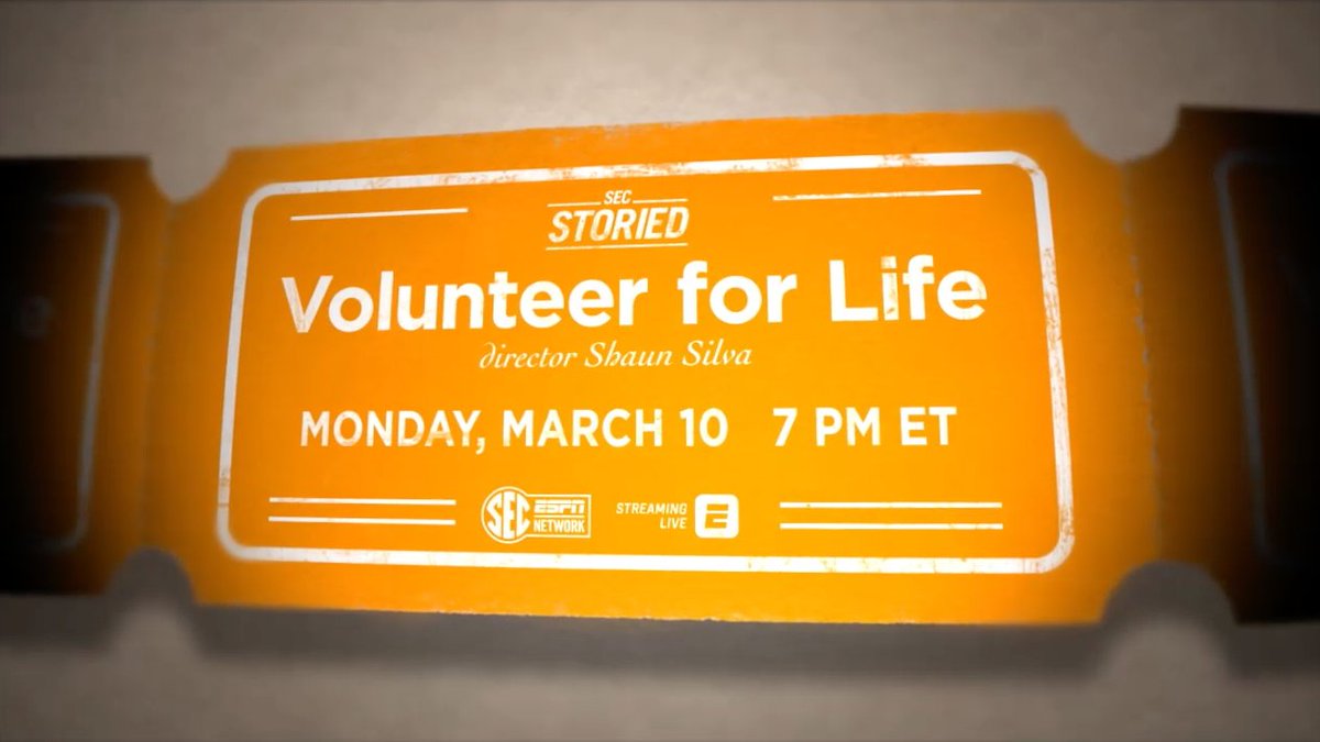 #SECStoried: Volunteer for Life ๐ถ The story of Tennessee Basketball's star Chris Lofton & his private battle with cancer during his senior season Premieres Monday, March 10 | 7p ET | SEC Network More: | Tennessee Athletics
