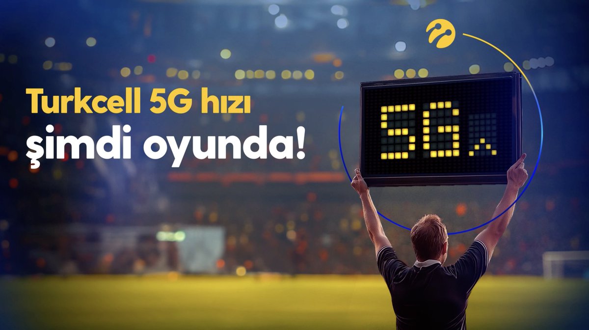 İlk oyuncu değişikliği maç başlamadan geldi! Turkcell 5G hızı şimdi oyunda. ⚽ #TurkcellDemekHızDemek